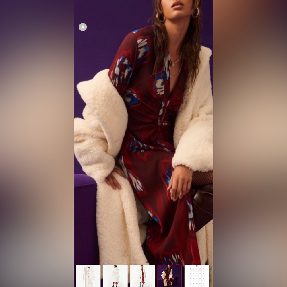 Scoop NYC Fur Coat